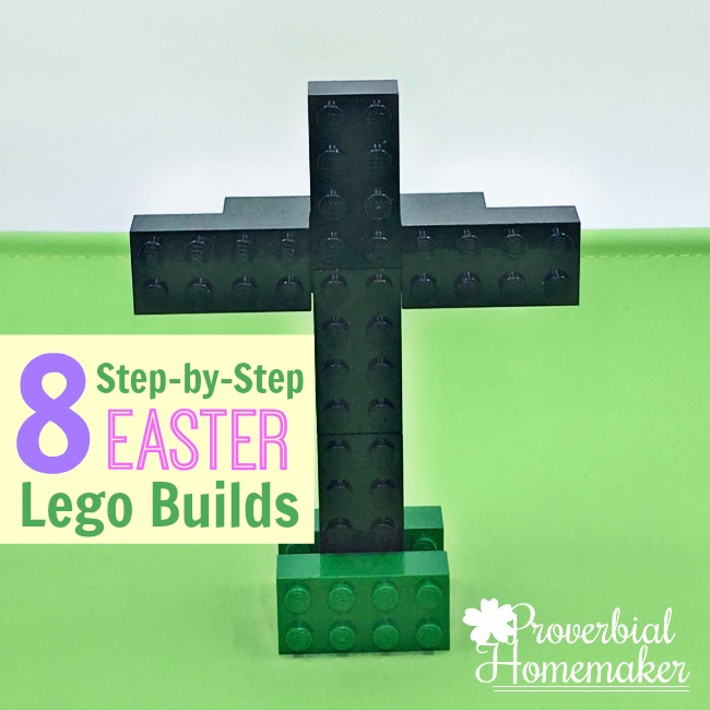 Love these visual build instructions for 8 different Easter Lego builds!