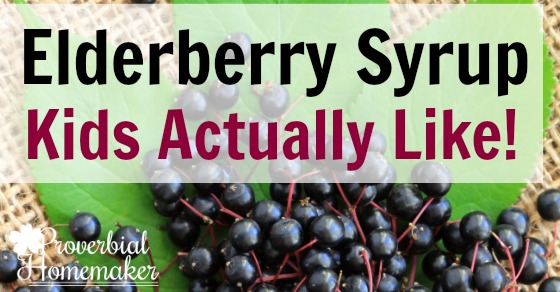 Love this simple recipe for elderberry syrup kids like!