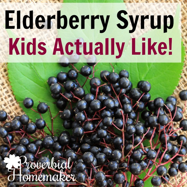 Love this simple recipe for elderberry syrup kids like!