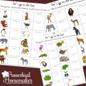 Let's Go To The Zoo Printable Pack - Proverbial Homemaker
