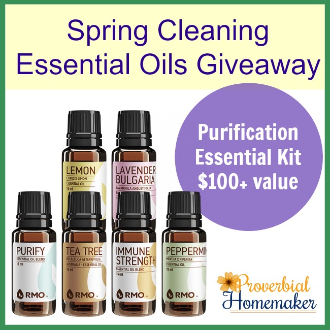 redirect Spring Cleaning Essential Oils Giveaway