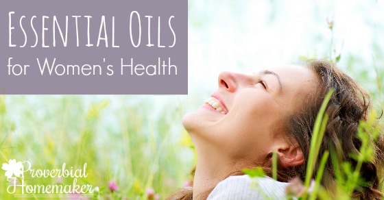 Great tips and recipes for using essential oils for women's health!