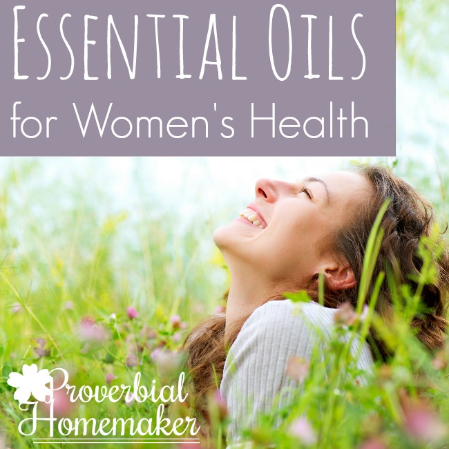 Great tips and recipes for using essential oils for women's health!