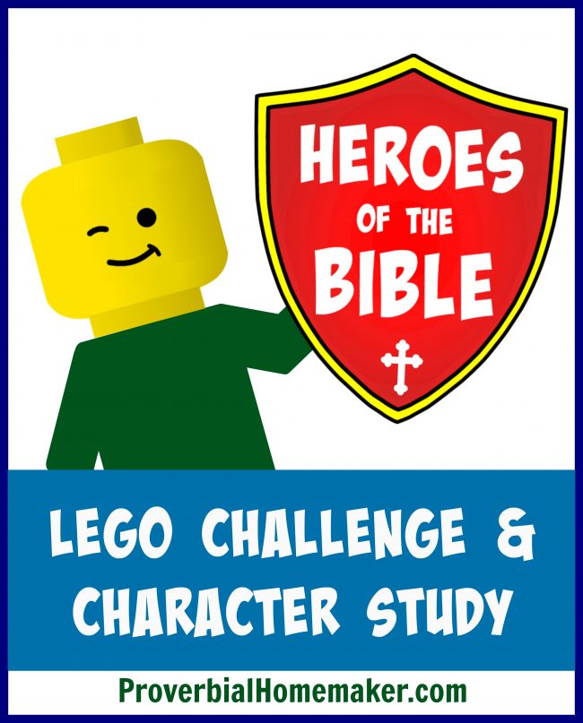 The Heroes of the Bible Lego Challenge and Character Study is a fun way to enrich your homeschool or family devotions. This 95-page printable combines the creativity of Lego build challenges with a study of over 20 characters in the Bible! Build examples and scripture memory cards help aid learning (ESV and KJV available)