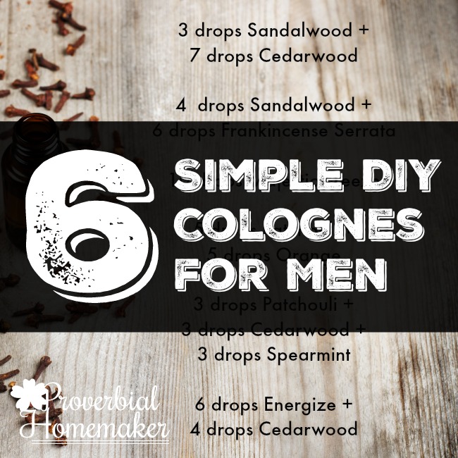 DIY Men's Cologne Using Essential Oils - Our Oily House