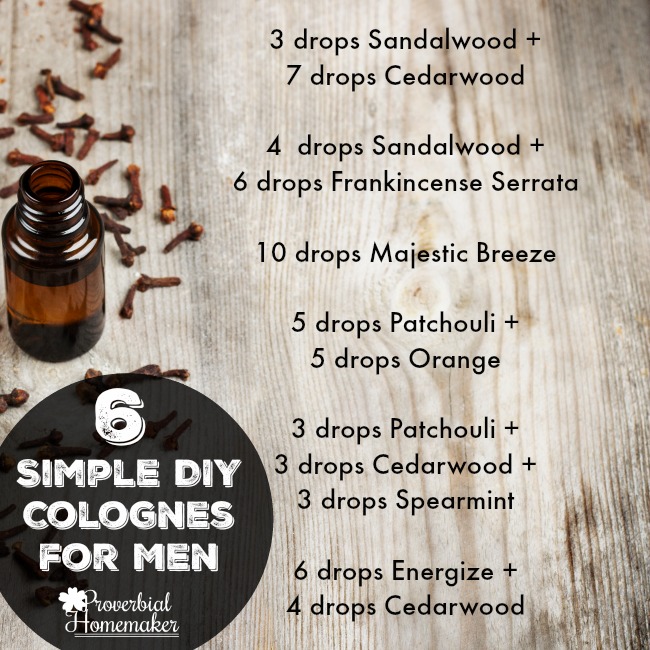 6 Simple DIY Colognes for Men