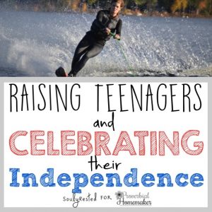 Many exhausting days stretch between the toddler years and the teens. But raising teenagers--and celebrating their independence--is such a blessing.