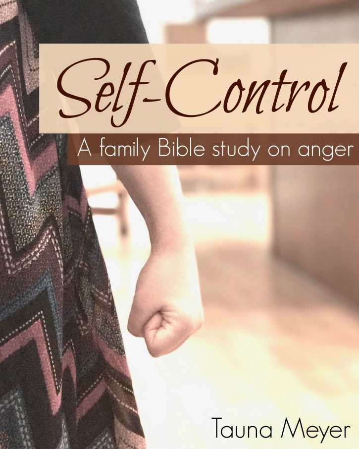Anger vs. Self-Control Character Study and Family Bible study - includes a teaching poster, 5-day devotions and lessons, scripture cards, copywork, and more!