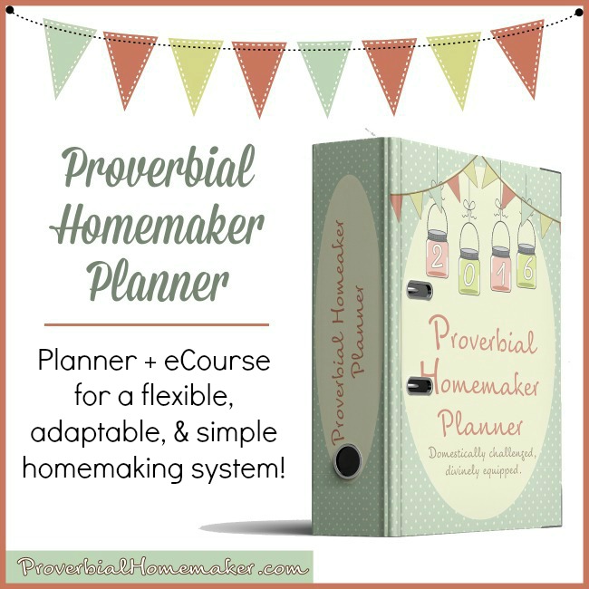 This is the BEST planner! It's a flexible, adaptable, and simple homemaking planner that's designed just for you and comes with a step-by-step eCourse!