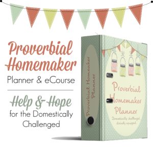 This is the BEST planner! It's a flexible, adaptable, and simple homemaking planner that's designed just for you and comes with a step-by-step eCourse!