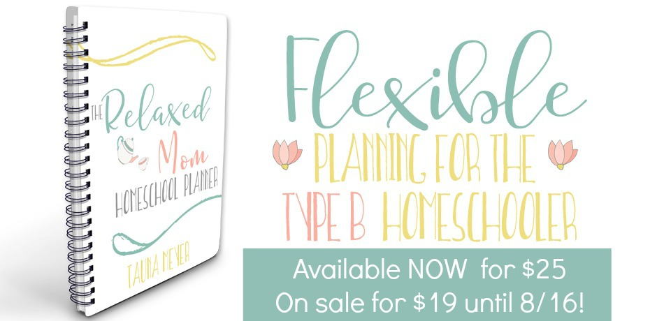 Don't miss this introductory price on the NEW Relaxed Mom Homeschool Planner & eCourse!