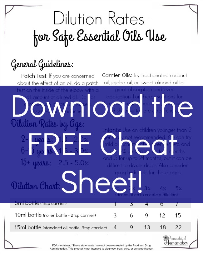 Essential Oil Chart Free Download