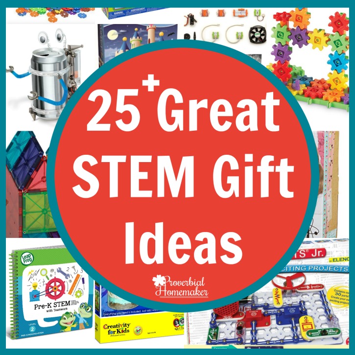 Have a little builder or engineer? Check out these 25 great STEM gift ideas!