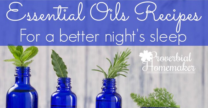 Favorite recipes using essential oils for better sleep!