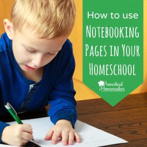Wondering how to use notebooking pages in your homeschool?