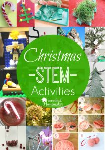 A roundup of great Christmas STEM activities to enjoy during the holidays!