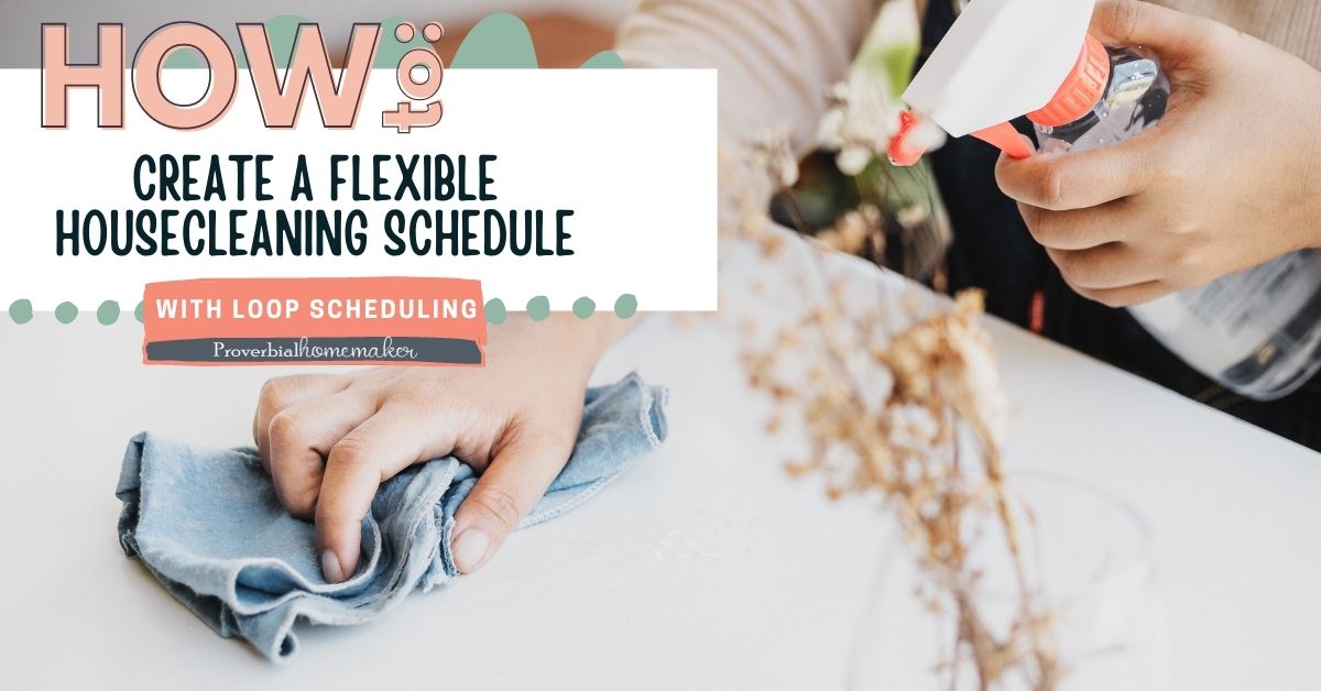 Struggling to create a daily house cleaning schedule that actually works for you? Here’s an easy tool (with printable) to help!