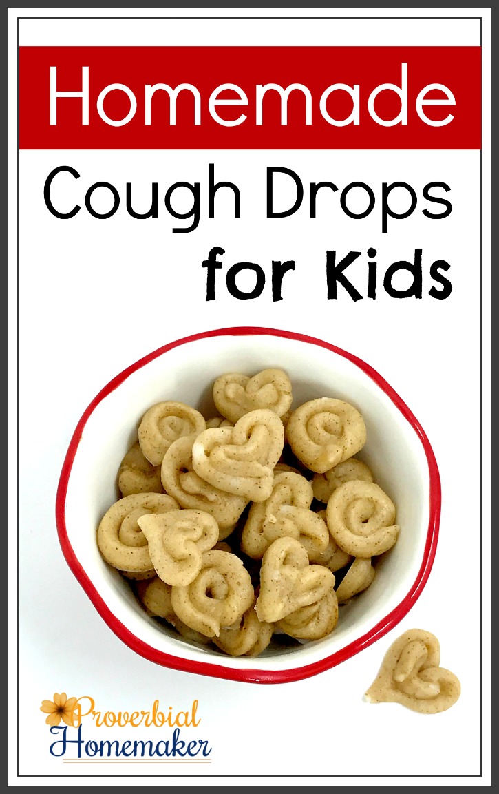 Homemade Cough Drops for Kids! LOVE this easy and natural recipe for helping sooth coughing and sore throat while giving a boost to the immune system! No ice cube trays required. :) 