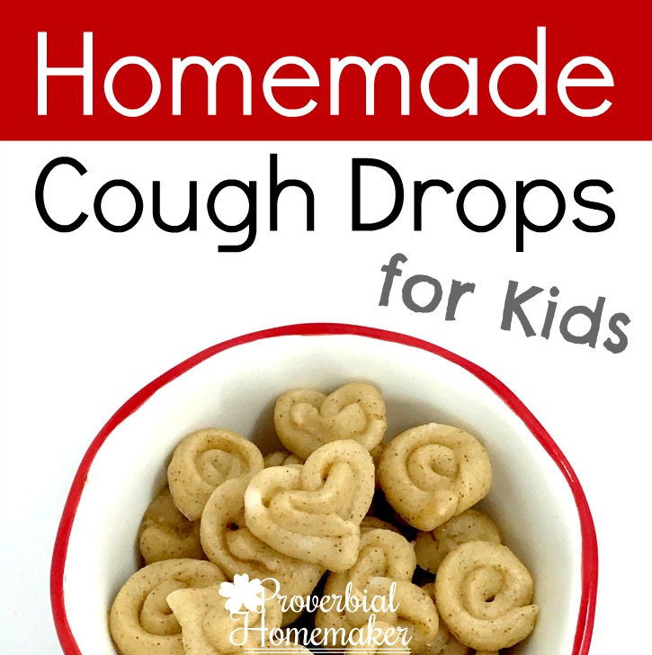 Homemade Cough Drops for Kids! LOVE this easy and natural recipe for helping sooth coughing and sore throat while giving a boost to the immune system! No ice cube trays required. :)