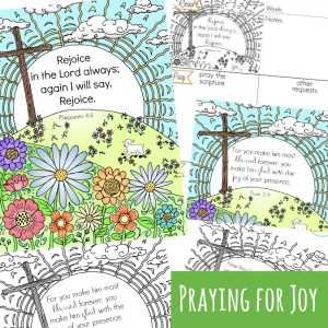 Praying for joy in our families - pray for joyful homes and hearts with these journaling pages, scripture cards, scripture coloring pages and more! Part of the Read, Pray, Love challenge!