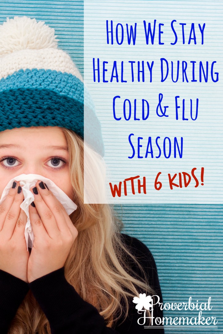 Stay healthy during cold and flu season with kids! This is a really helpful checklist that will get and keep your family healthy. 