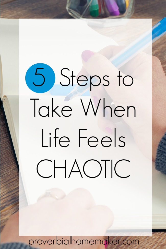 Life feels chaotic? Here are simple, practical steps you can take NOW to get back on track.