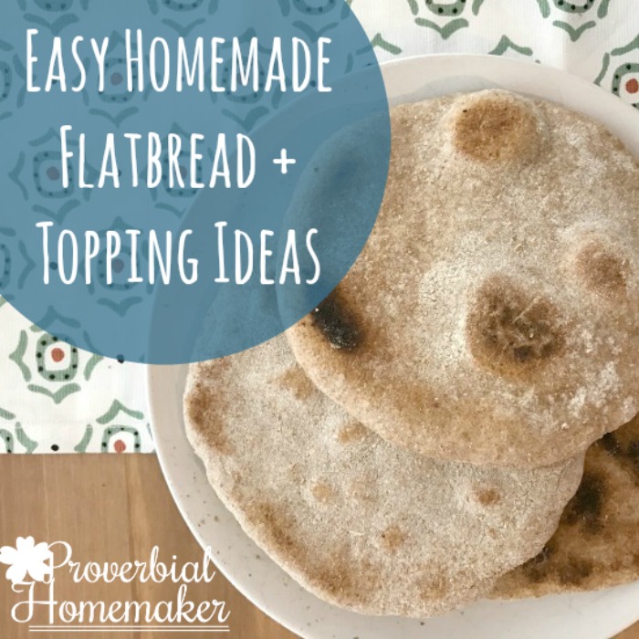 Try this easy flatbread recipe with simple topping ideas for a great lunch or snack! The greek flatbread pizza recipe is my favorite.