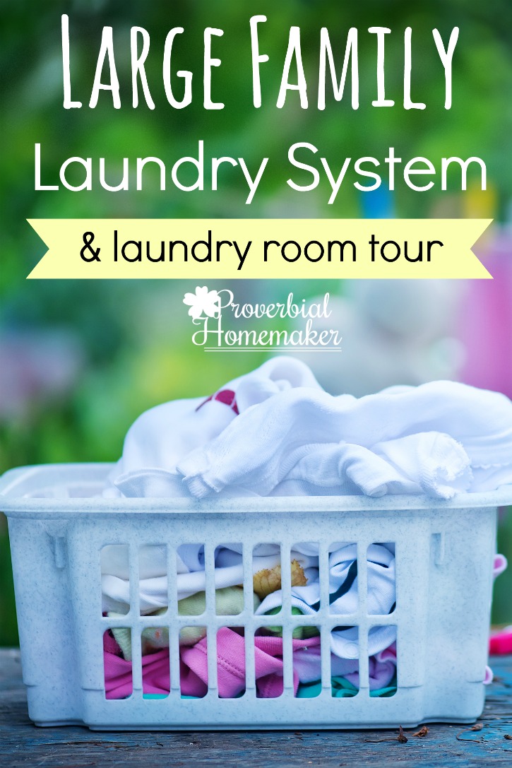 Large Family Laundry System with a Laundry Room Tour