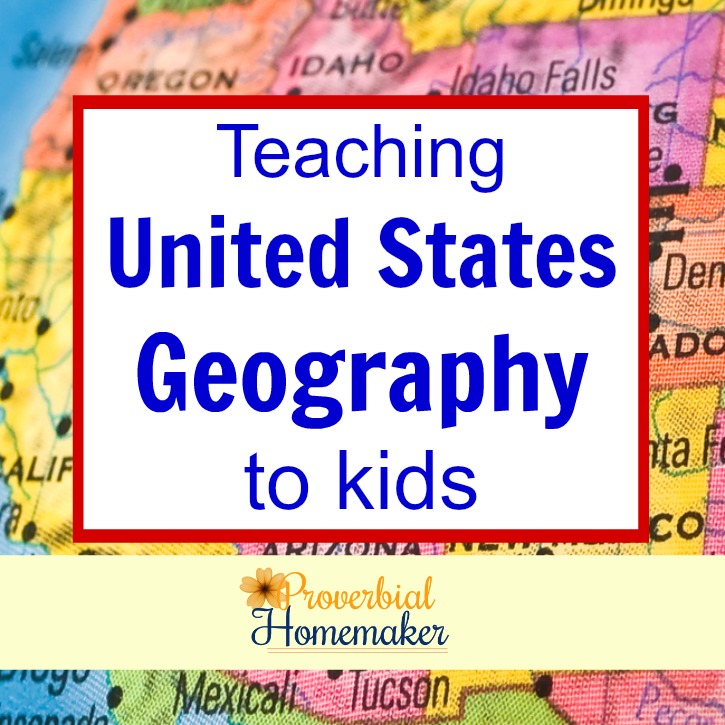 Teaching United States geography to kids with this simple approach to map work and great learning tools!