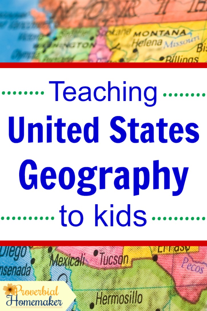 Teach United States geography to kids with this simple approach to map work and great learning tools!