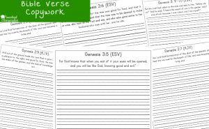 Adam and Eve Printable Pack - Proverbial Homemaker