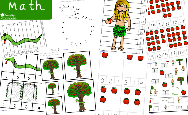 This Adam and Eve Printable Pack goes alongside this story of the first two people and their story in Genesis 2 - 3.