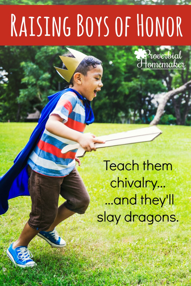 Yes! We want to teach our boys to be boys of honor! Love this resource for "Knights in Training."