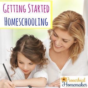 Tips and resources for getting started homeschooling!
