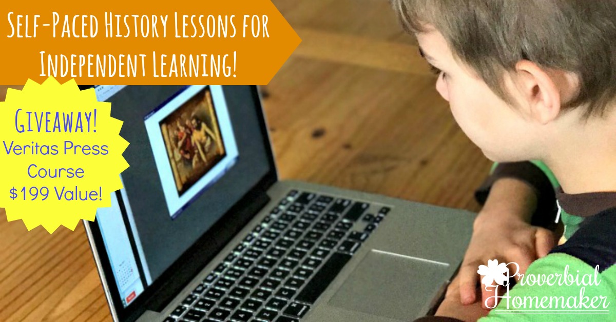 Check out these fantastic self-paced history lessons perfect for independent study and all from a biblical worldview!