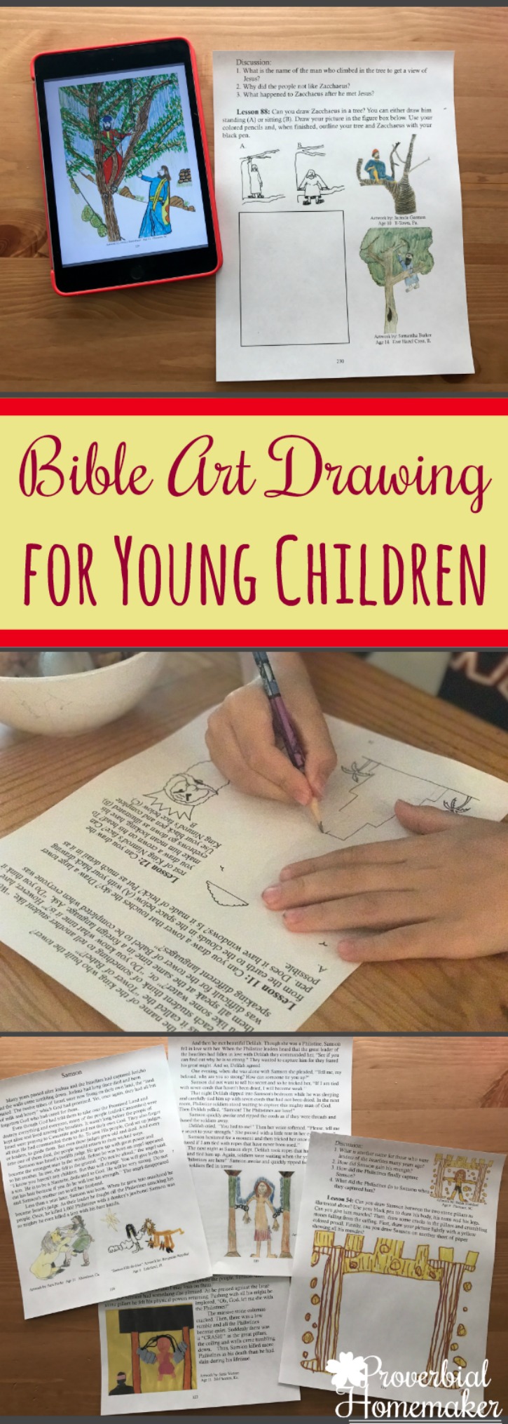 Incorporate Bible art drawing for children in your homeschool or family devotions with How Great Thou Art! 