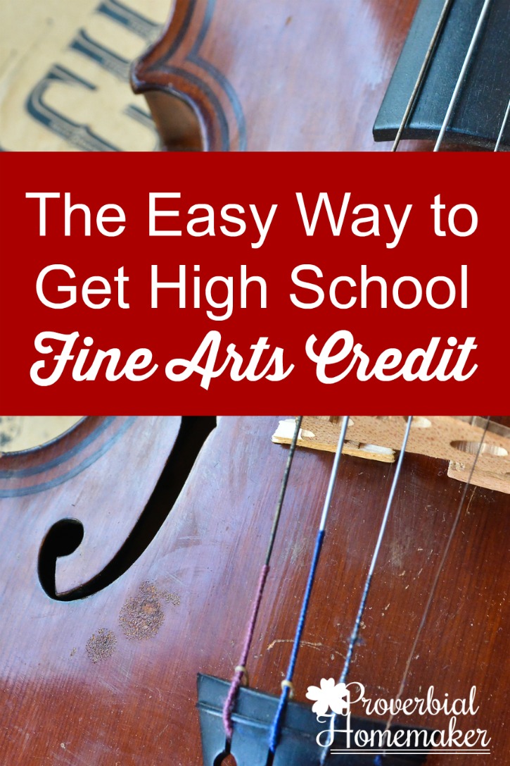 The Easy Way to Get High School Fine Arts Credit - Plus a printable composer download to help you do it!