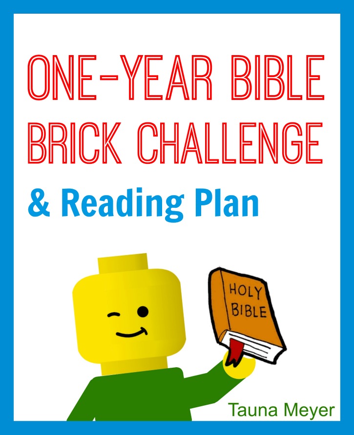 Your kids will love this Bible Lego challenge - a One-Year Bible Brick Challenge with a simple reading plan! Perfect for extra reinforcement of Bible stories or as a survey of the Bible or Lego family devotion. 