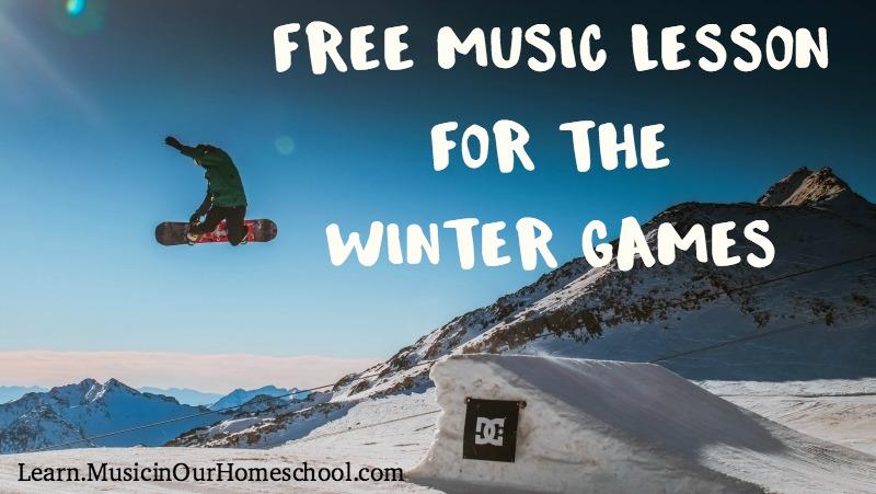 Free Music Lesson for the Winter Games