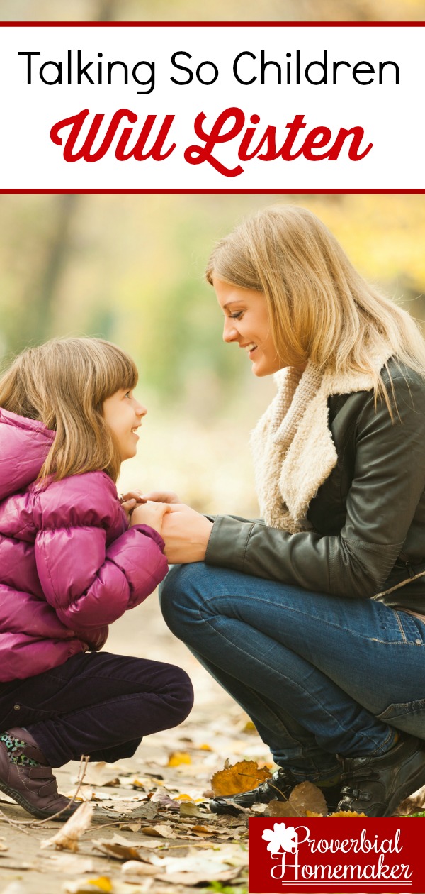 Having a hard time getting your kids to listen? Begin talking so children will listen with these fantastic tips!