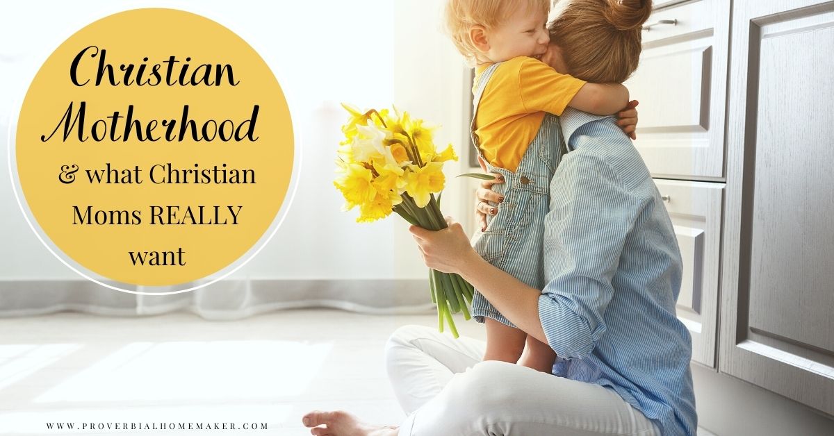 Christian Motherhood - What Christian moms really want (and why we need to keep going!)