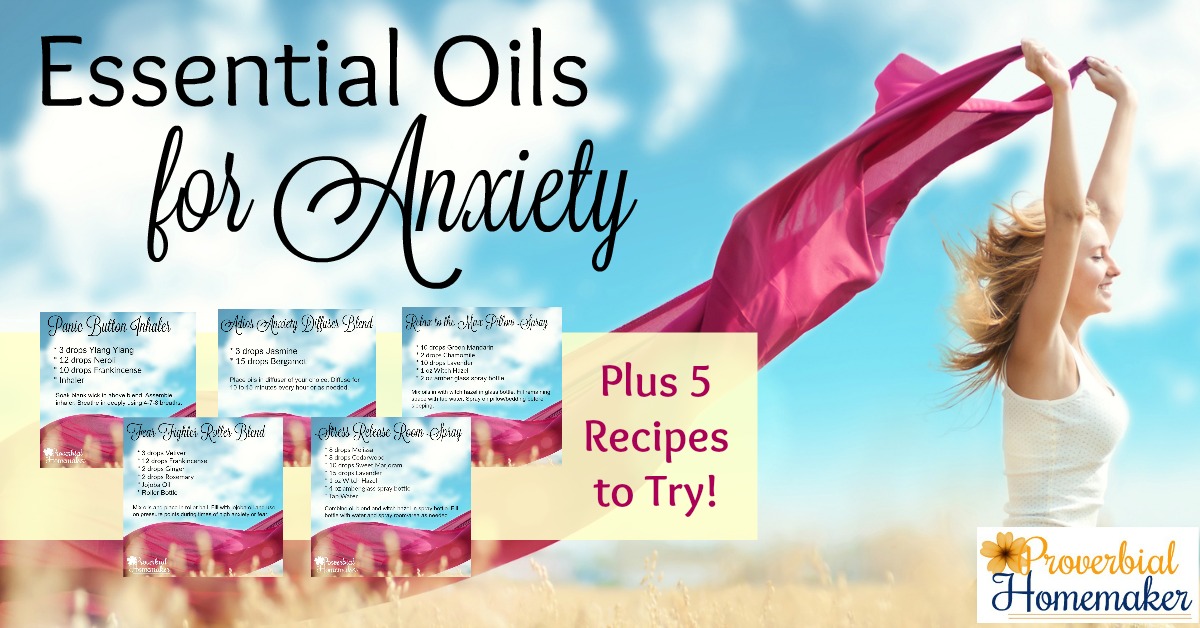 Struggling with anxiety? Check out the 14 best essential oils for anxiety, including 5 handy anxiety essential oil recipes!