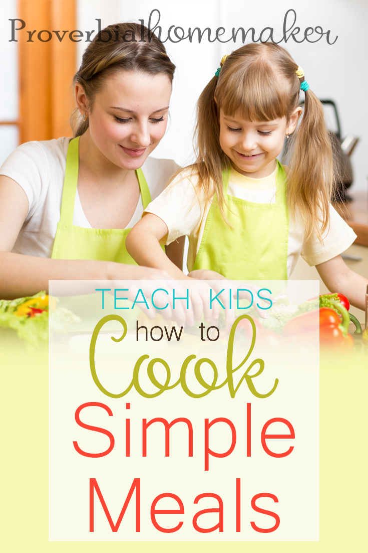 Children need to know how to cook. However, this seems to be a very scary task for many. Here are some tips to help you teach kids to cook simple meals!