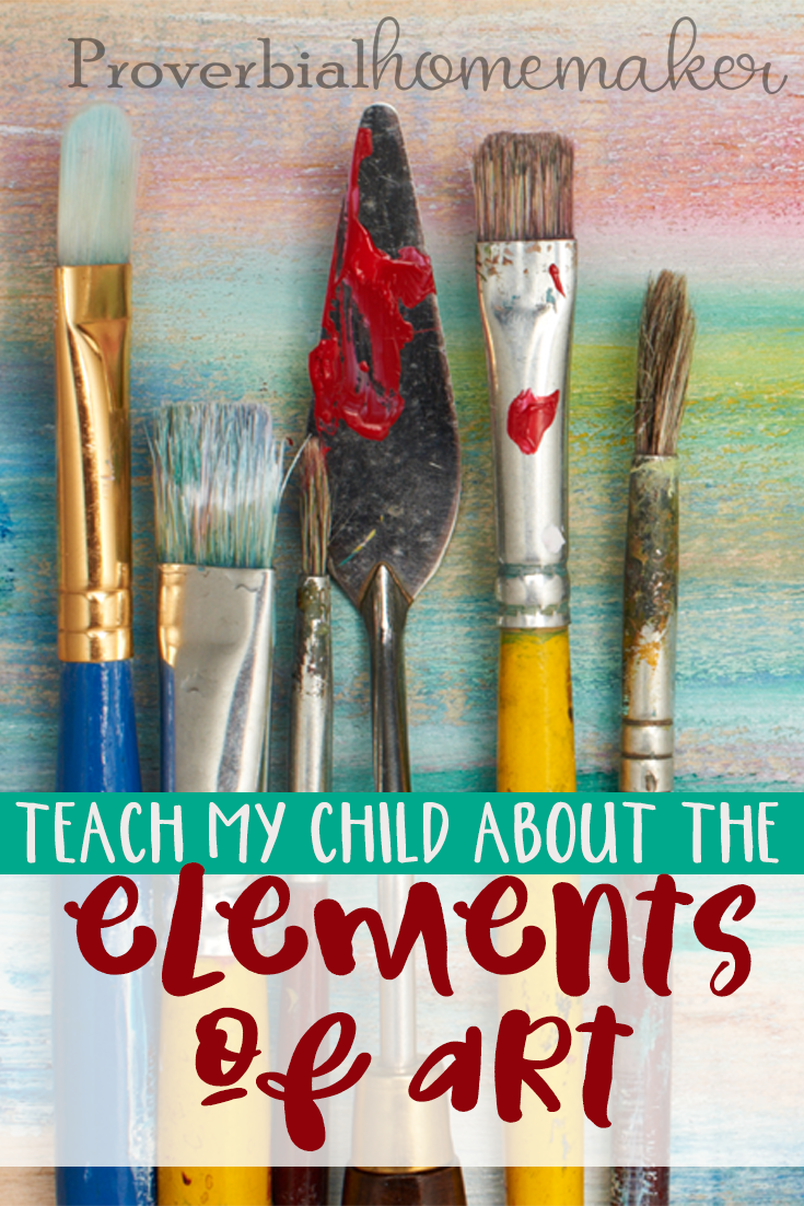If teaching your child about the elements of art is a bit scary to you then you are going to want to see these helpful tips and ideas!