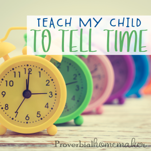 Teaching your child to tell time can seem like an impossible task. Stacey has some tips on how to make it simple and easy!