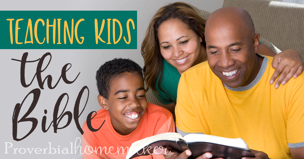 Teaching Your Kids the Bible - such an important topic! Find out the why and how with some tips to help. 