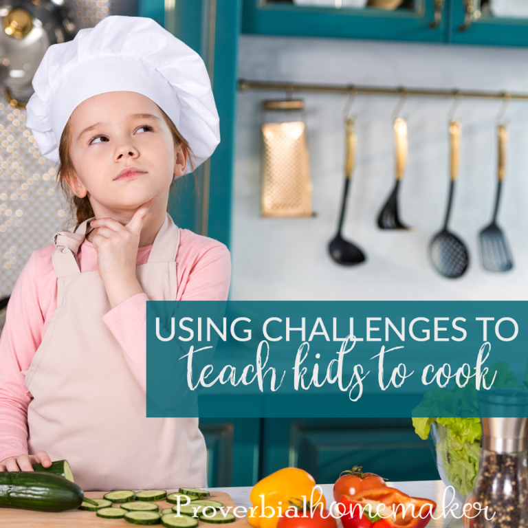 Did you know you could teach children to cook using challenges? Here's how!