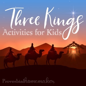 Check out this roundup of Three Kings activities for kids! Such a fun way to explore the Christmas story.