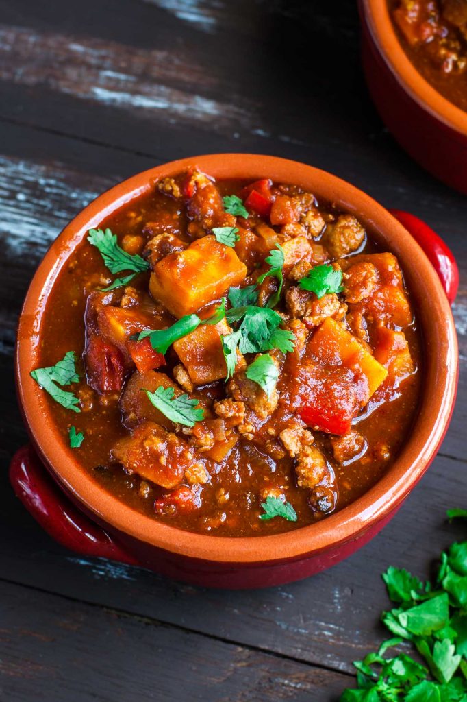 Instant Pot sweet potato chili - Whole 30 Instant Pot recipes