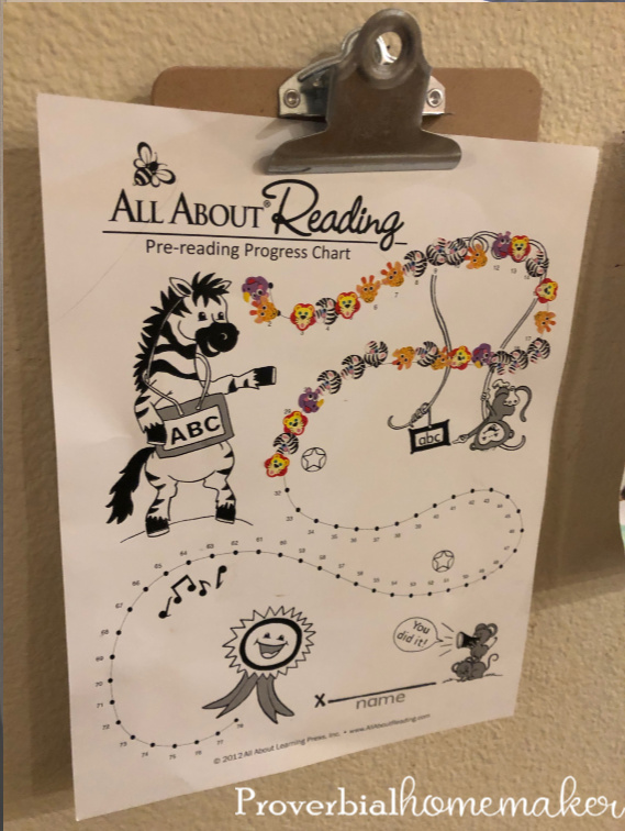 Curious about the All About Reading Pre-Reading curriculum? Find out how this mama of many used it with two kids at the same time.